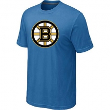 NHL Men's Boston Bruins Big & Tall Logo T-Shirt - Light Blue