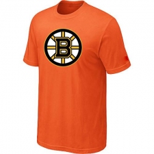 NHL Men's Boston Bruins Big & Tall Logo T-Shirt - Orange