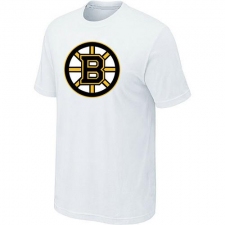 NHL Men's Boston Bruins Big & Tall Logo T-Shirt - White