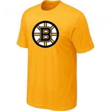 NHL Men's Boston Bruins Big & Tall Logo T-Shirt - Yellow