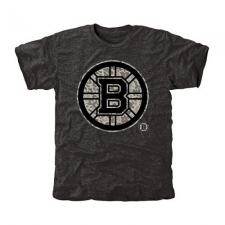 NHL Men's Boston Bruins Black Rink Warrior Tri-Blend T-Shirt