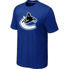 NHL Men's Vancouver Canucks Big & Tall Logo T-Shirt - Blue