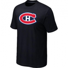NHL Men's Montreal Canadiens Big & Tall Logo T-Shirt - Black