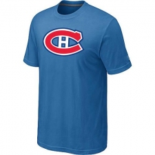 NHL Men's Montreal Canadiens Big & Tall Logo T-Shirt - Light Blue