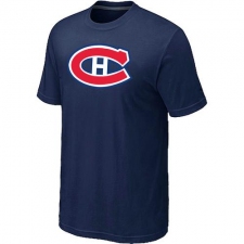NHL Men's Montreal Canadiens Big & Tall Logo T-Shirt - Navy