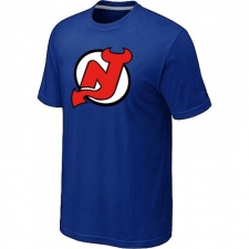 NHL Men's New Jersey Devils Big & Tall Logo T-Shirt - Blue