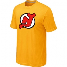 NHL Men's New Jersey Devils Big & Tall Logo T-Shirt - Orange