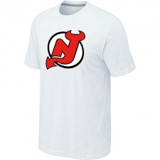 NHL Men's New Jersey Devils Big & Tall Logo T-Shirt - White