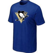 NHL Men's Pittsburgh Penguins Big & Tall Logo T-Shirt - Blue