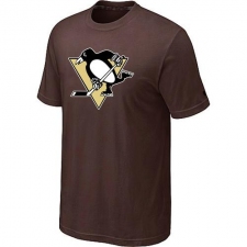 NHL Men's Pittsburgh Penguins Big & Tall Logo T-Shirt - Brown