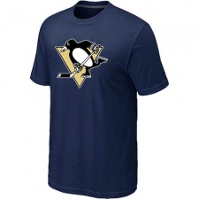 NHL Men's Pittsburgh Penguins Big & Tall Logo T-Shirt - Navy