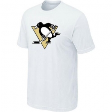 NHL Men's Pittsburgh Penguins Big & Tall Logo T-Shirt - White