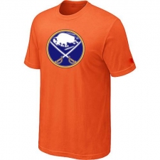 NHL Men's Buffalo Sabres Big & Tall Logo T-Shirt - Orange