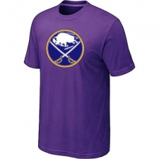 NHL Men's Buffalo Sabres Big & Tall Logo T-Shirt - Purple