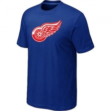NHL Men's Detroit Red Wings Big & Tall Logo T-Shirt - Blue