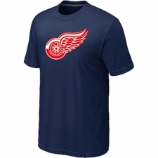 NHL Men's Detroit Red Wings Big & Tall Logo T-Shirt - Navy