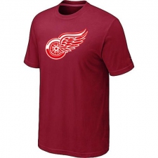 NHL Men's Detroit Red Wings Big & Tall Logo T-Shirt - Red
