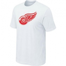 NHL Men's Detroit Red Wings Big & Tall Logo T-Shirt - White