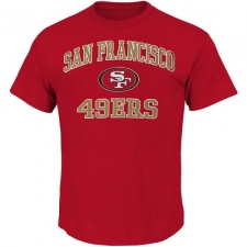 NFL San Francisco 49ers Majestic Big and Tall Heart & Soul III T-Shirt 