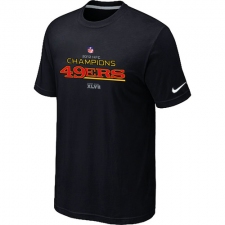 Nike San Francisco 49ers 2012 NFC Conference Champions Trophy Collection NFL T-Shirt - Black
