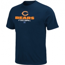 Chicago Bears Big & Tall Critical Victory NFL T-Shirt - Navy Blue