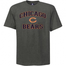 Chicago Bears Big & Tall Heart & Soul NFL T-Shirt - Grey