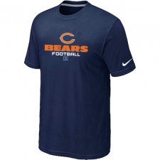 Nike Chicago Bears Critical Victory NFL T-Shirt - Dark Blue