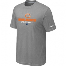 Nike Chicago Bears Critical Victory NFL T-Shirt - Grey