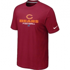 Nike Chicago Bears Critical Victory NFL T-Shirt - Red
