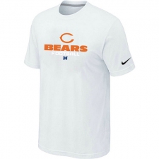 Nike Chicago Bears Critical Victory NFL T-Shirt - White