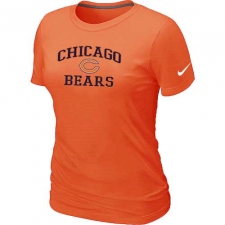 Nike Chicago Bears Women's Heart & Soul NFL T-Shirt - Orange