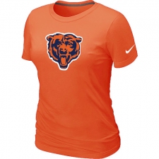 Nike Chicago Bears Women's Team Logo NFL T-Shirt - Orange