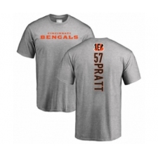 Football Cincinnati Bengals #57 Germaine Pratt Ash Backer T-Shirt