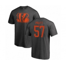 Football Cincinnati Bengals #57 Germaine Pratt Ash One Color T-Shirt