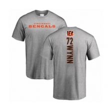 Football Cincinnati Bengals #72 Kerry Wynn Ash Backer T-Shirt