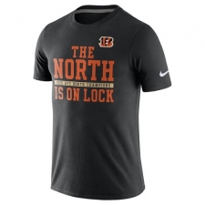 NFL Men's Cincinnati Bengals Nike Black 2015 AFC North Division Champions T-Shirt