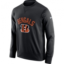 NFL Men's Cincinnati Bengals Nike Black Sideline Circuit Performance Sweatshirt