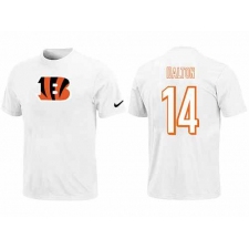 Nike Cincinnati Bengals #14 Dalton Name & Number NFL T-Shirt - White