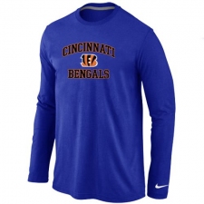 Nike Cincinnati Bengals Heart & Soul Long Sleeve NFL T-Shirt - Blue