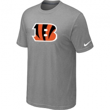 Nike Cincinnati Bengals Sideline Legend Authentic Logo Dri-FIT NFL T-Shirt - Light Grey