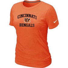 Nike Cincinnati Bengals Women's Heart & Soul NFL T-Shirt - Orange