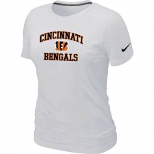 Nike Cincinnati Bengals Women's Heart & Soul NFL T-Shirt - White