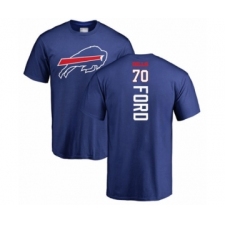 Football Buffalo Bills #70 Cody Ford Royal Blue Backer T-Shirt
