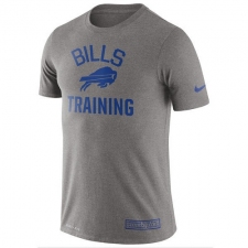 NFL Men's Buffalo Bills Nike Heathered Gray Training Performance T-Shirt