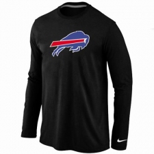 Nike Buffalo Bills Team Logo Long Sleeve NFL T-Shirt - Black