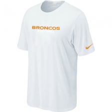 Nike Denver Broncos Sideline Legend Authentic Font Dri-FIT NFL T-Shirt - White