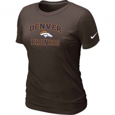Nike Denver Broncos Women's Heart & Soul NFL T-Shirt - Brown