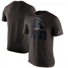 NFL Men's Cleveland Browns Nike Brown Champion Drive Reflective T-Shirt