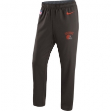 NFL Men's Cleveland Browns Nike Brown Circuit Sideline Performance Pants