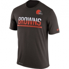NFL Men's Cleveland Browns Nike Brown Team Practice Legend Performance T-Shirt